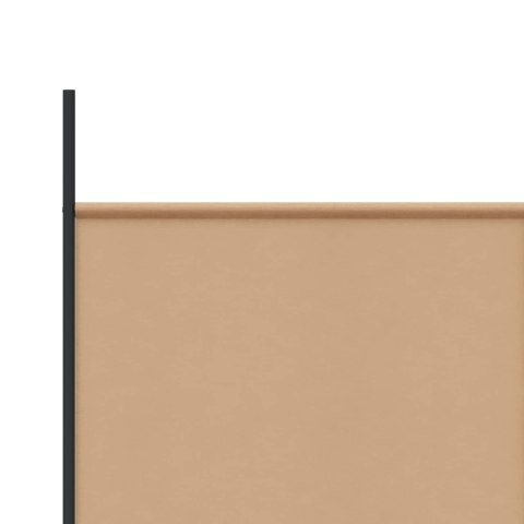 5-PANELOWY PARAWAN BEŻOWY 250X220CM TKANINA