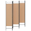 EKSPRESOWY 6-PANELOWY PARAWAN BEŻOWY 240X180CM TKANINA