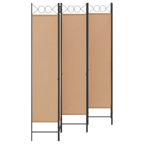EKSPRESOWY 6-PANELOWY PARAWAN BEŻOWY 240X200CM TKANINA