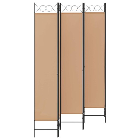 EKSPRESOWY 6-PANELOWY PARAWAN BEŻOWY 240X220CM TKANINA