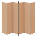 EKSPRESOWY 6-PANELOWY PARAWAN BEŻOWY 300X220CM TKANINA