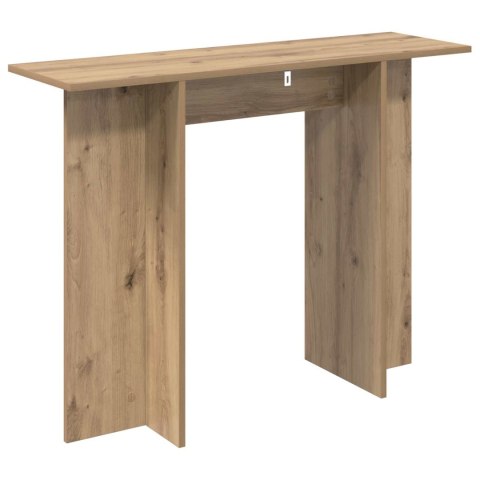 VidaXL Konsola Dąb artisan 100 x 30 x 75 cm Drewno inżynieryjne