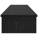 VidaXL Stojak na Monitor Czarny dąb 100 x 27 x 15 cm
