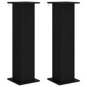 VidaXL Stojak na rośliny 2 pcs Czarny 30,5 x 30 x 100,5 cm