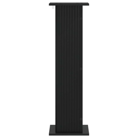 VidaXL Stojak na rośliny 2 pcs Czarny 30,5 x 30 x 100,5 cm