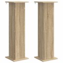 VidaXL Stojak na rośliny 2 pcs dąb Sonoma 30,5 x 30 x 100,5 cm