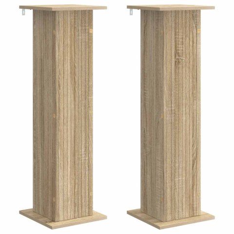 VidaXL Stojak na rośliny 2 pcs dąb Sonoma 30,5 x 30 x 100,5 cm