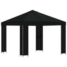 VidaXL Altana 3 x 3 m Czarny Poliester i Stal 190