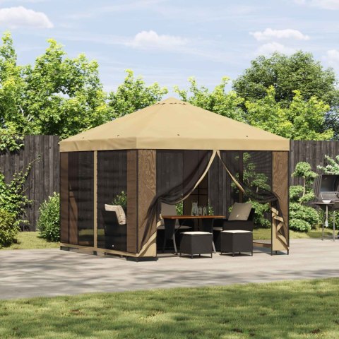 VidaXL Altana 3 x 3 m kremowy Poliester i Stal 190