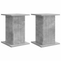 VidaXL Stojak na rośliny 2 pcs Betonowy szary 30,5 x 30 x 43 cm