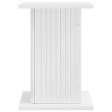 VidaXL Stojak na rośliny 2 pcs Biały wysoki połysk 30,5 x 30 x 43 cm