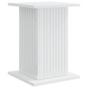 VidaXL Stojak na rośliny 2 pcs Biały wysoki połysk 30,5 x 30 x 43 cm