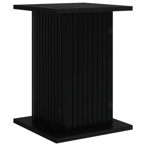 VidaXL Stojak na rośliny 2 pcs Czarny 30,5 x 30 x 43 cm