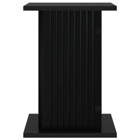 VidaXL Stojak na rośliny 2 pcs Czarny 30,5 x 30 x 43 cm