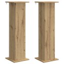VidaXL Stojak na rośliny 2 pcs Dąb artisan 30,5 x 30 x 100,5 cm