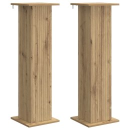 VidaXL Stojak na rośliny 2 pcs Dąb artisan 30,5 x 30 x 100,5 cm