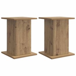 VidaXL Stojak na rośliny 2 pcs Dąb artisan 30,5 x 30 x 43 cm