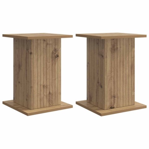 VidaXL Stojak na rośliny 2 pcs Dąb artisan 30,5 x 30 x 43 cm
