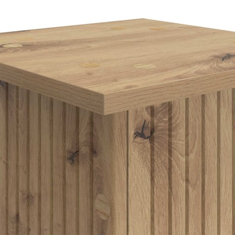 VidaXL Stojak na rośliny 2 pcs Dąb artisan 30,5 x 30 x 43 cm