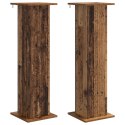 VidaXL Stojak na rośliny 2 pcs Stare drewno 30,5 x 30 x 100,5 cm