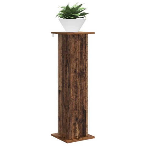 VidaXL Stojak na rośliny 2 pcs Stare drewno 30,5 x 30 x 100,5 cm