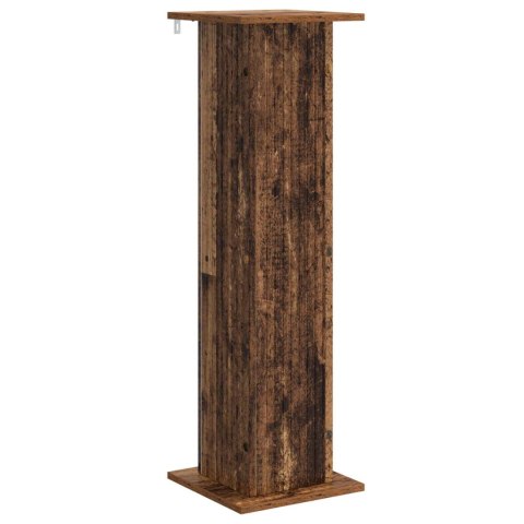 VidaXL Stojak na rośliny 2 pcs Stare drewno 30,5 x 30 x 100,5 cm