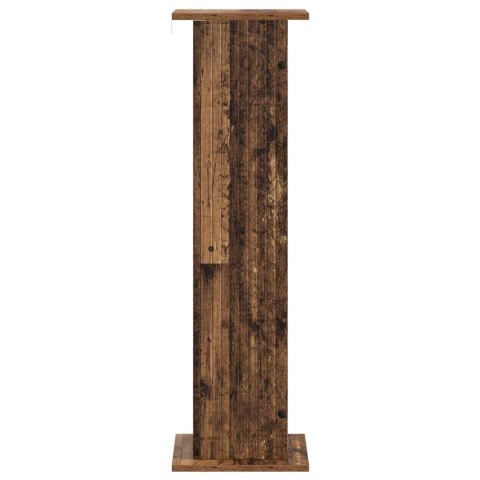 VidaXL Stojak na rośliny 2 pcs Stare drewno 30,5 x 30 x 100,5 cm