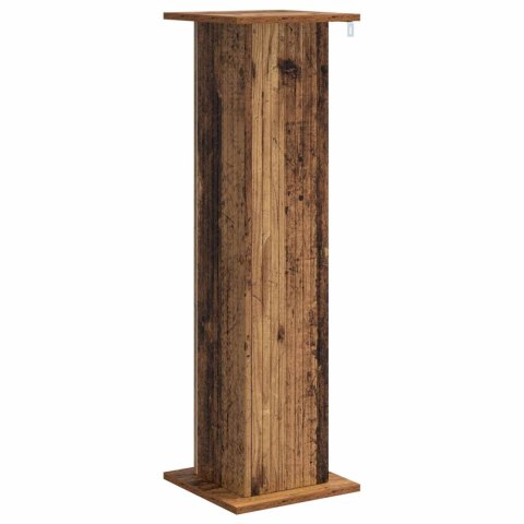 VidaXL Stojak na rośliny 2 pcs Stare drewno 30,5 x 30 x 100,5 cm