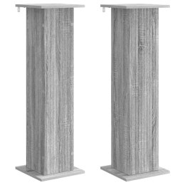 VidaXL Stojak na rośliny 2 pcs Szary Sonoma 30,5 x 30 x 100,5 cm