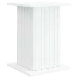 VidaXL Stojak na rośliny Biały 30,5 x 30 x 43 cm Drewno inżynieryjne