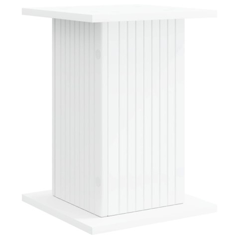 VidaXL Stojak na rośliny Biały 30,5 x 30 x 43 cm Drewno inżynieryjne