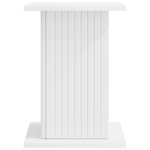 VidaXL Stojak na rośliny Biały 30,5 x 30 x 43 cm Drewno inżynieryjne