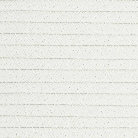 VidaXL Kosz na pranie, szaro-biały, Ø55x36 cm, bawełna