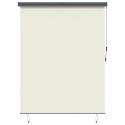 VidaXL Roleta z zasłonami Kremowy 200 x 250 cm Materiał i Aluminium