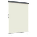 VidaXL Roleta z zasłonami Kremowy 200 x 250 cm Materiał i Aluminium