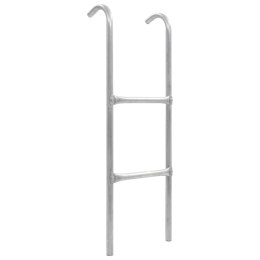 VidaXL 2-stopniowa drabinka do trampoliny, stalowa, srebrna, 102,6 cm