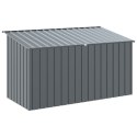 BUDA DLA PSA Z DACHEM ANTRACYTOWA 196X91X110CM STAL