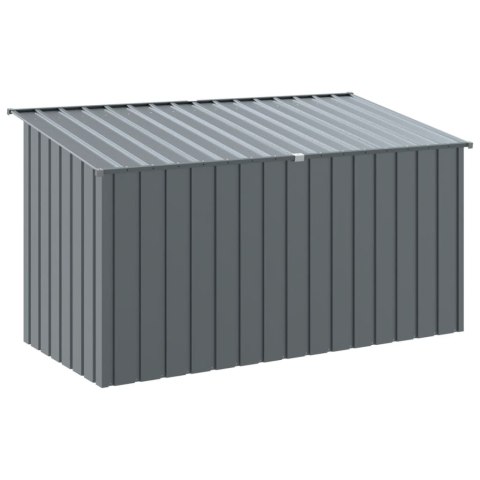 BUDA DLA PSA Z DACHEM ANTRACYTOWA 196X91X110CM STAL