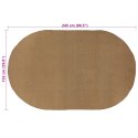 VidaXL Dywany pokojowe Prostokątny naturalny 152 x 245 cm Juta