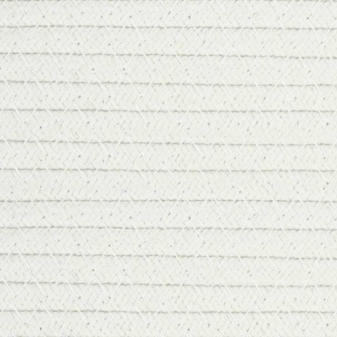 VidaXL Kosz do przechowywania, szaro-biały, Ø51x33 cm, bawełna