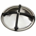 VidaXL Palenisko i grill 2-w-1, z pogrzebaczem, 56x56x49 cm, stal
