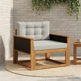 VidaXL Środkowa sofa ogrodowa Lite Drewno Akacji naturalny