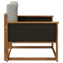 VidaXL Środkowa sofa ogrodowa Lite Drewno Akacji naturalny