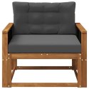VidaXL Środkowa sofa ogrodowa Lite Drewno Akacji naturalny