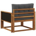 VidaXL Środkowa sofa ogrodowa Lite Drewno Akacji naturalny