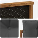 VidaXL Środkowa sofa ogrodowa Lite Drewno Akacji naturalny