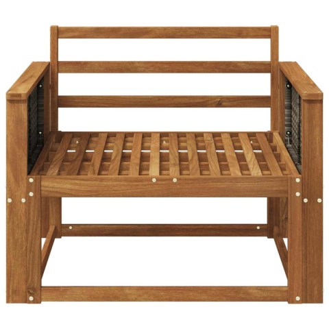 VidaXL Środkowa sofa ogrodowa Lite Drewno Akacji naturalny