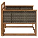 VidaXL Środkowa sofa ogrodowa Lite Drewno Akacji naturalny