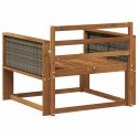 VidaXL Środkowa sofa ogrodowa Lite Drewno Akacji naturalny