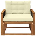 VidaXL Środkowa sofa ogrodowa Lite Drewno Akacji naturalny